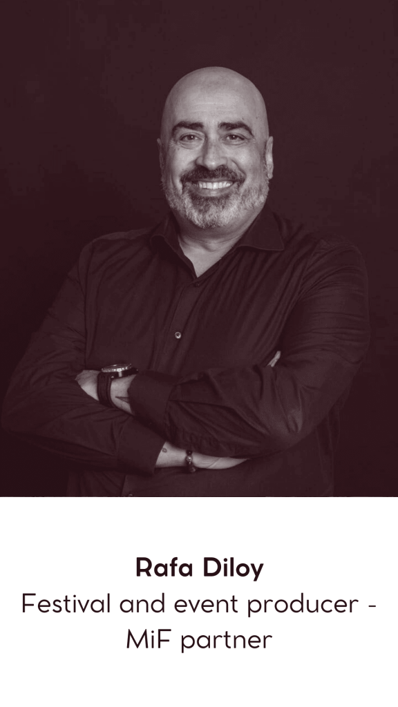 Rafa Diloy — productor de festivales y eventos, partner de Music in Fusion